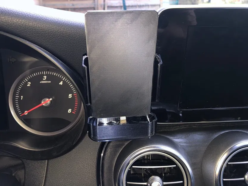 Giá đỡ điện thoại iPhone 8 cho Mercedes Benz C-Class W205 GLC X253 - Image 2