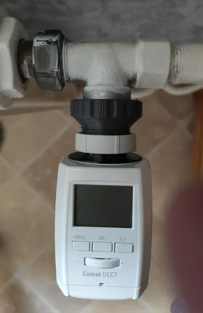 Adapter van sưởi từ M34x1.5 (van Polytronic) sang M30x1.5 (tiêu chuẩn cho đa số van điều nhiệt) - Image 2