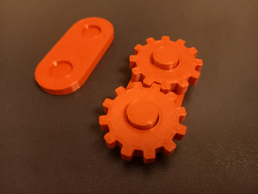 Mô hình Fidget 2 Bánh Răng - Image 2