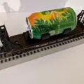 Giá Đỡ Lon Soda/Bia Cho Toa Xe Phẳng Lionel O-Gauge - Thumbnail 2