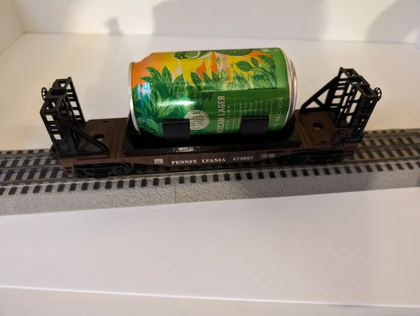 Giá Đỡ Lon Soda/Bia Cho Toa Xe Phẳng Lionel O-Gauge - Image 3