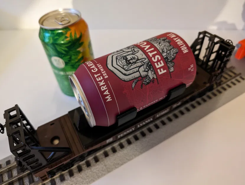 Giá Đỡ Lon Soda/Bia Cho Toa Xe Phẳng Lionel O-Gauge - Image 4