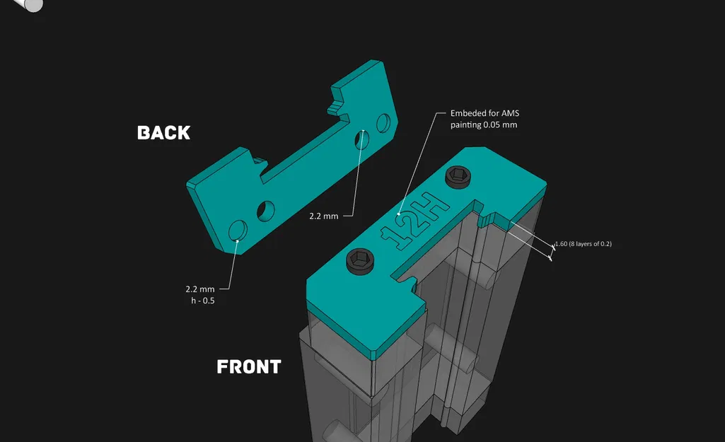 Nắp đầu cart MGN12H (26.60 x 9.50) phiên bản Trung Quốc - Image 2