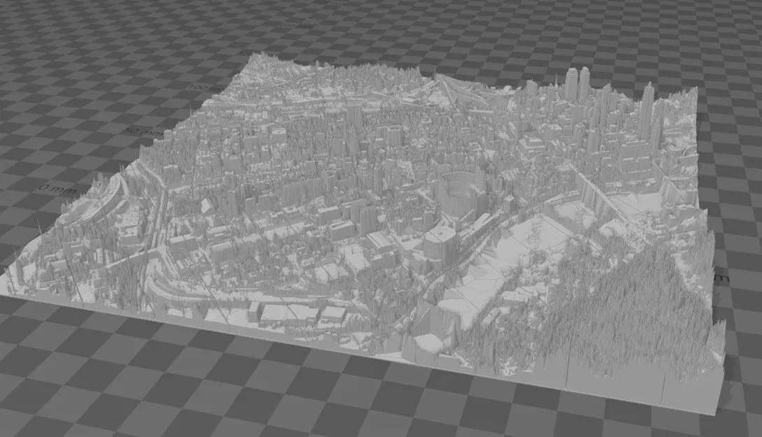 Bản đồ Lidar Địa hình Knoxville - Image 1