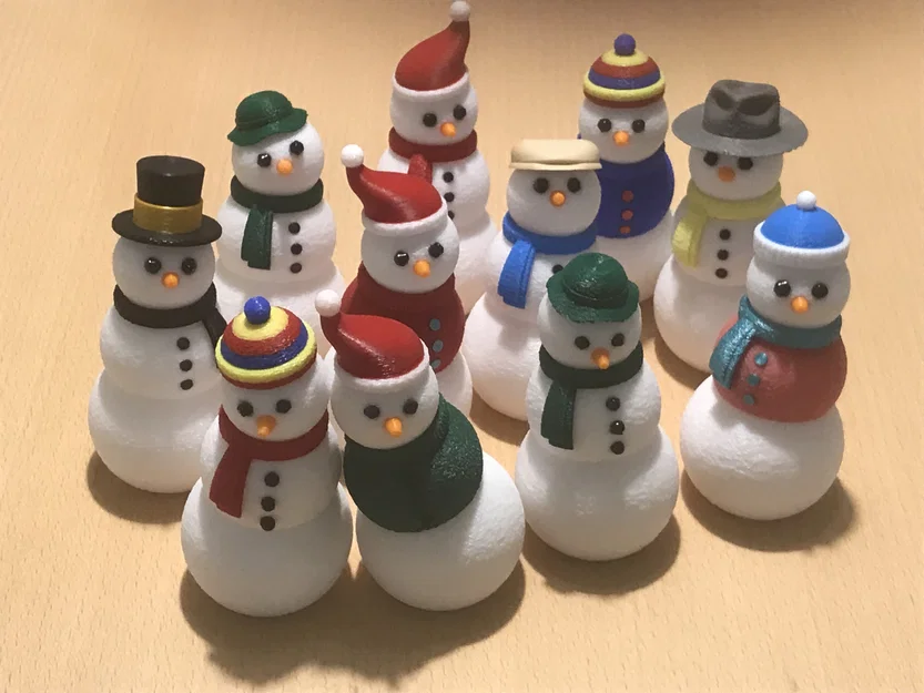 Nón Fedora cho Snowman Fidget Khớp Nối - Image 1