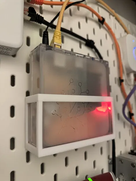 Hộp đựng Home Assistant Yellow cho IKEA Skadis màu vàng - Image 1