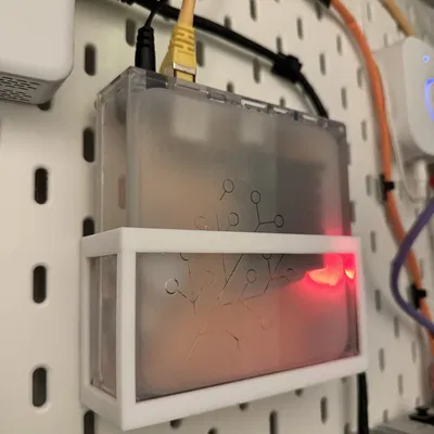 Hộp đựng Home Assistant Yellow cho IKEA Skadis màu vàng