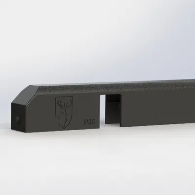 P35 Lower cheek rest - Chặn má dưới cho P35