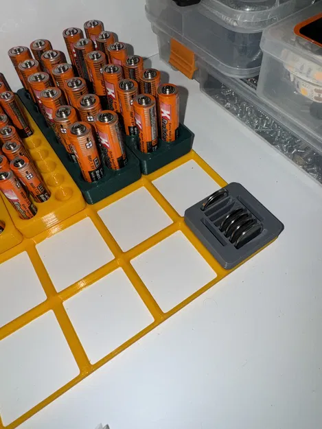 Hộp Đựng Pin Cúc Áo CR2025 Gridfinity (Bản Ngắn) - Image 2