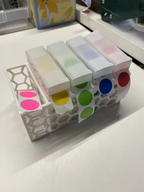 Hộp Đựng Cuộn Sticker Tổ Ong - Image 1