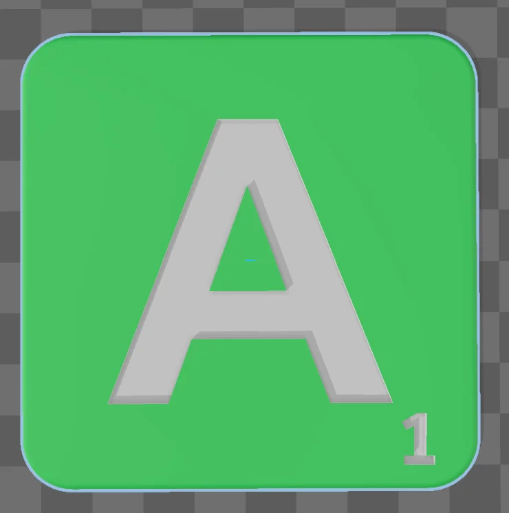 FILE STL CHỮ CÁI SCRABBLE IN 3D - BỘ CHỮ CÁI LỚN TÙY CHỈNH… 1