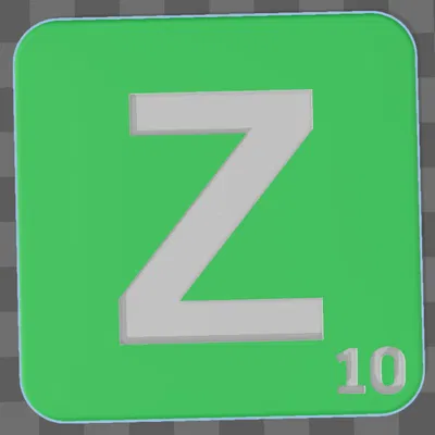 FILE STL CHỮ CÁI SCRABBLE IN 3D - BỘ CHỮ CÁI LỚN TÙY CHỈNH CHO CỜ BẠN
