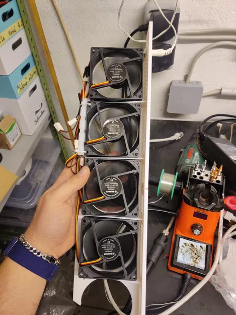 Bộ quạt 80mm cho rack 1U - Image 2