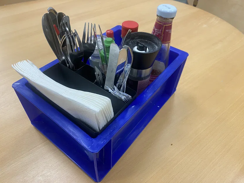 Hộp đựng dao nĩa và khăn ăn - Image 2