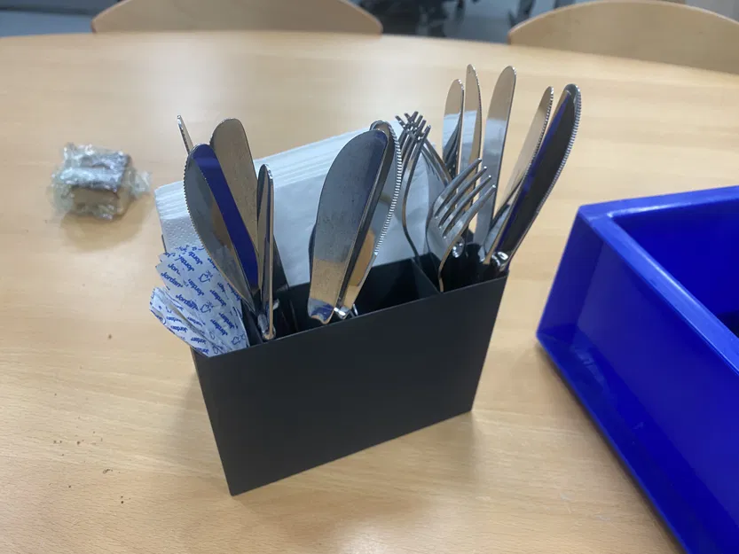 Hộp đựng dao nĩa và khăn ăn - Image 3