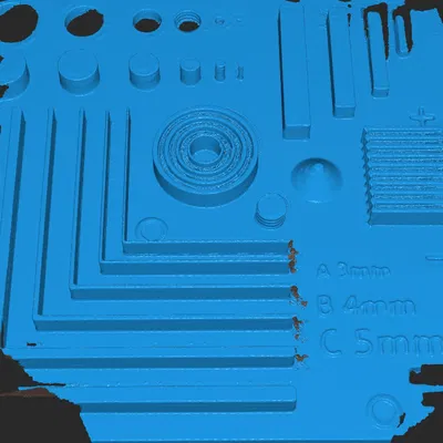 Mẫu kiểm tra độ phân giải và độ chính xác máy quét 3D