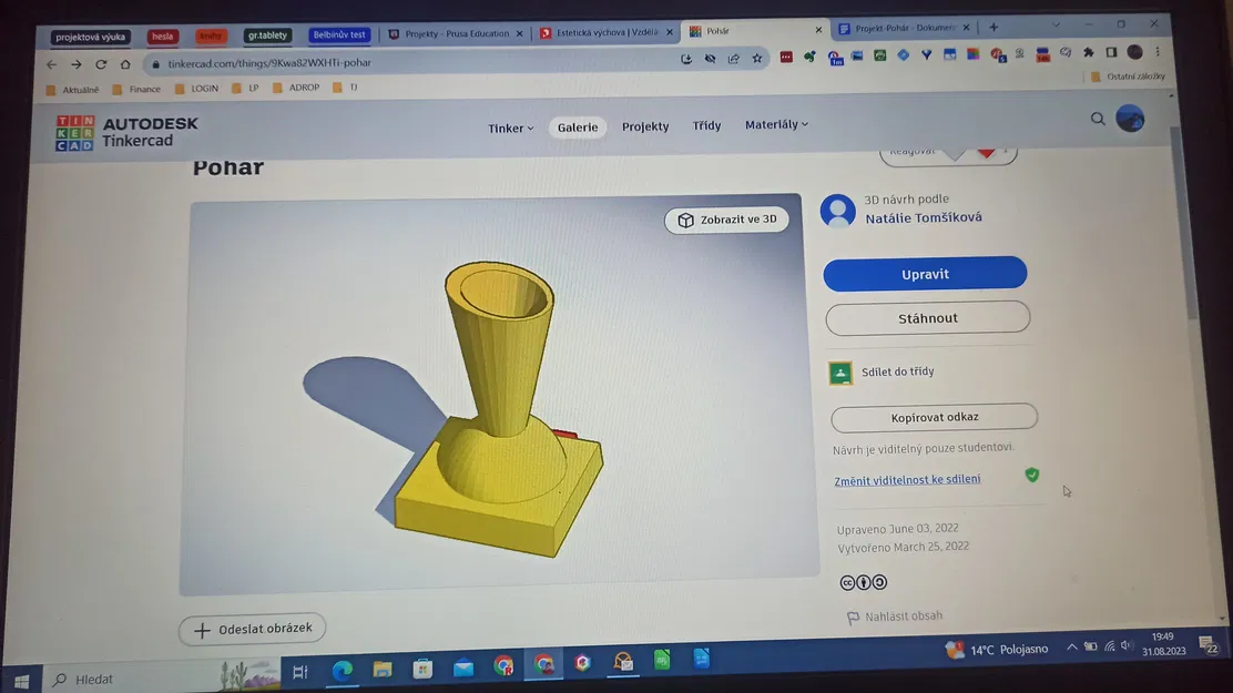 Cúp cho cuộc thi học sinh - Có thể tùy chỉnh văn bản - Image 3