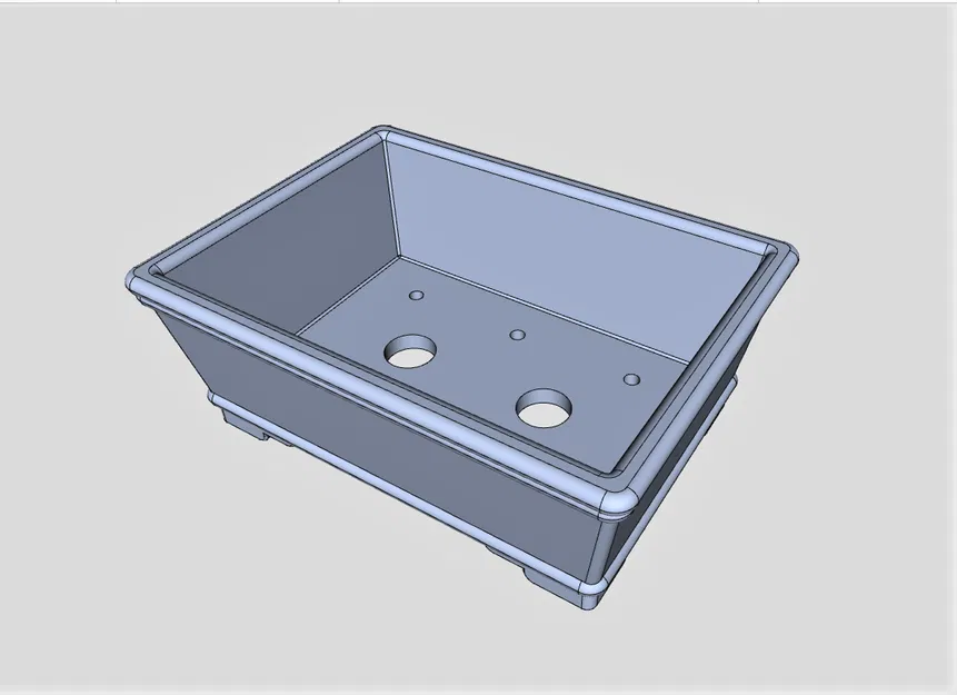 Chậu Bonsai Chữ Nhật Shohin 02 - Image 2