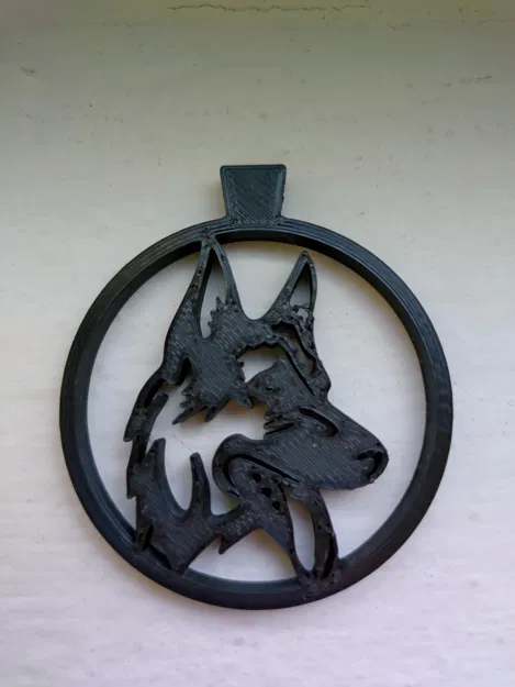 Mặt Dây Chuyền Cho Chó Hình Tròn - Image 1