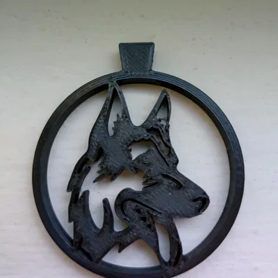 Mặt Dây Chuyền Cho Chó Hình Tròn