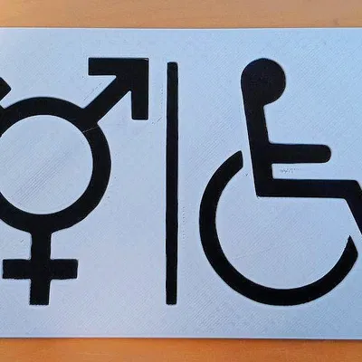 Biển Báo Nhà Vệ Sinh Cho Mọi Giới Tính Và Người Khuyết Tật