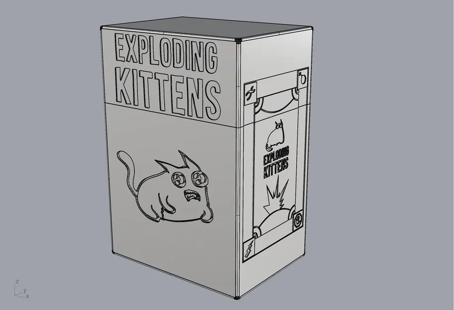 HỘP ĐỰNG BÀI EXPLODING KITTENS - Image 1