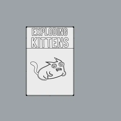 HỘP ĐỰNG BÀI EXPLODING KITTENS