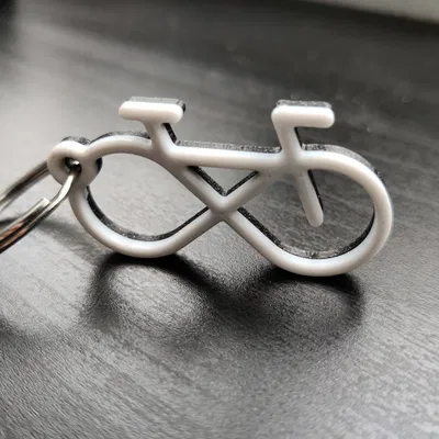 Móc Khóa Xe Đạp Vô Tận (Phiên Bản Mới)