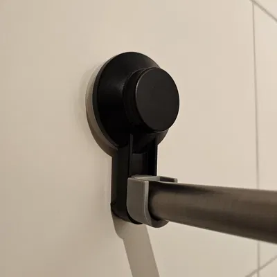 Gá giữ thanh IKEA Tisken, Giá treo rèm phòng tắm