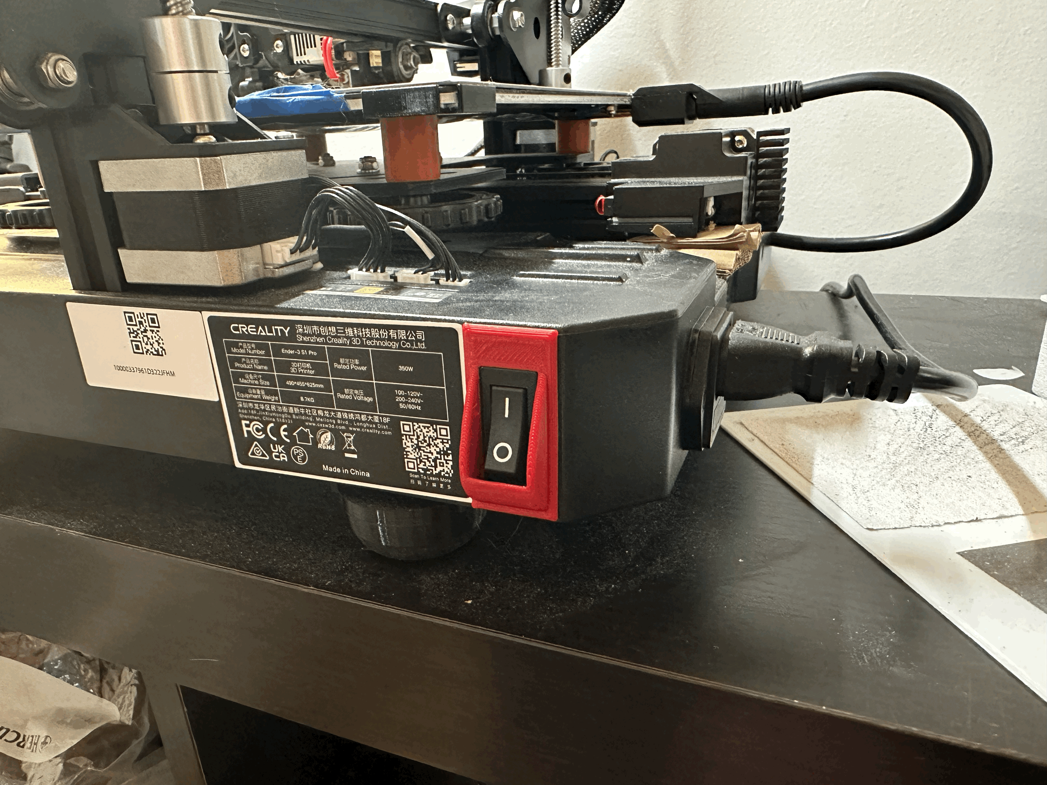 Chặn Công Tắc Bật Tắt Cho Ender 3S1pro - Thumbnail 1