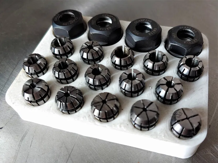 Giá Đựng Collet và Đai Ốc ER11 Nhỏ Gọn 15 Chi Tiết - Image 1