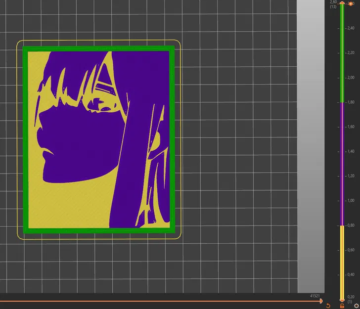 Tranh Treo Tường Anime Cô Gái 2D - Image 1