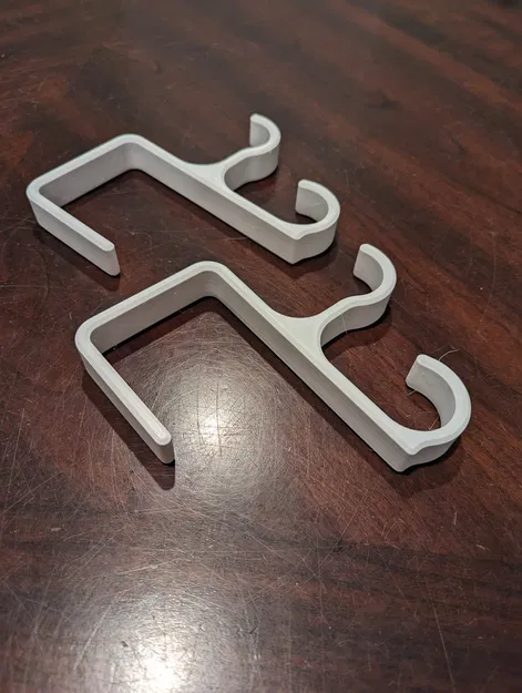 Móc Treo Áo Đôi Cho Vách Ngăn Văn Phòng 3 inch - Image 1