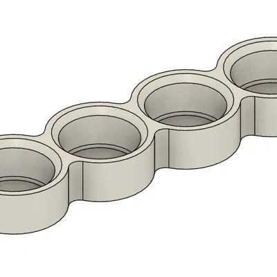 Giá đỡ chai thí nghiệm v3 - Tròn