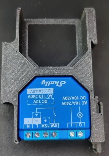 Giá đỡ ray DIN đôi cho Shelly 2.5 - Image 1