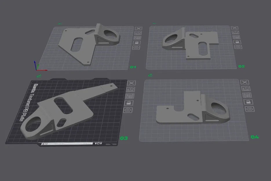 Chân Đế Ngoài Kiểu Bóng Squash Cho A1 Mini - Image 2