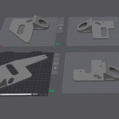 Chân Đế Ngoài Kiểu Bóng Squash Cho A1 Mini