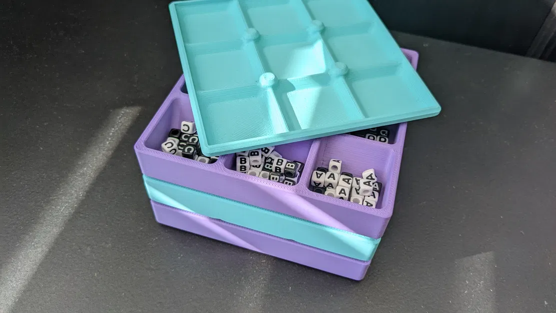 Hộp đựng đồ chia ngăn xếp chồng được - Image 3