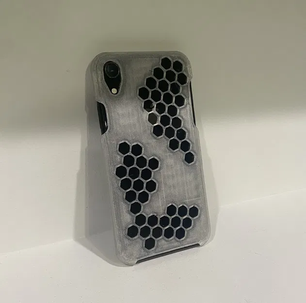 Ốp lưng iPhone XR - Họa tiết Tổ Ong - Image 2