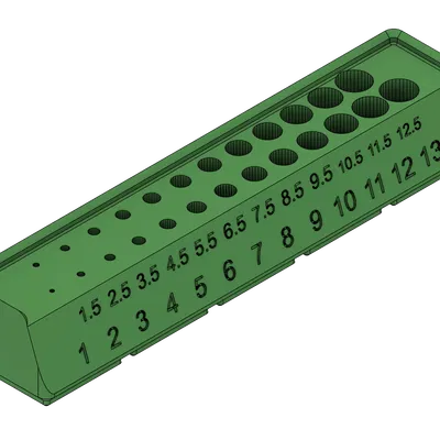 Kệ Giữ Mũi Khoan Gridfinity