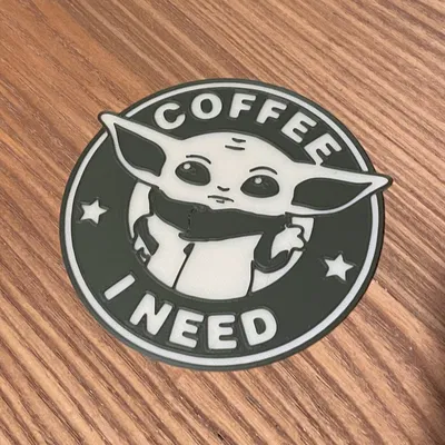 Đế Lót Ly Cà Phê Yoda Con Nhỏ