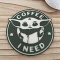Đế Lót Ly Cà Phê Yoda Con Nhỏ - Thumbnail 3