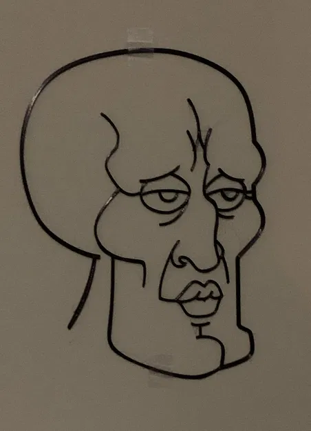 Tranh Treo Tường Squidward Đẹp Trai - Image 1