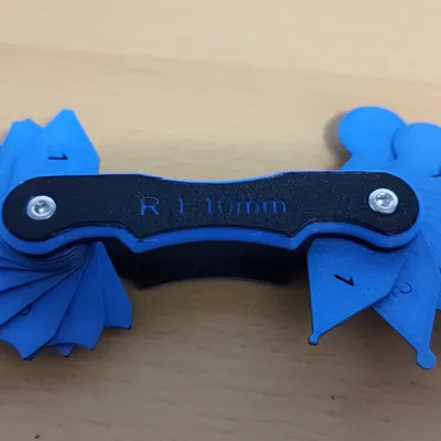 Thước Đo Bán Kính 1-10mm & 11-30mm