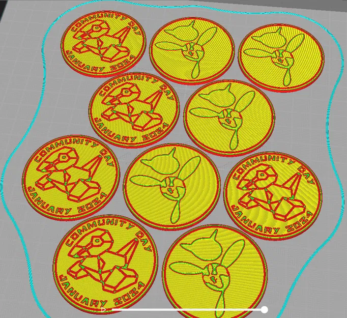 Tiền xu Ngày hội Cộng đồng Cổ điển Pokemon Go #81 - Porygon - Image 1