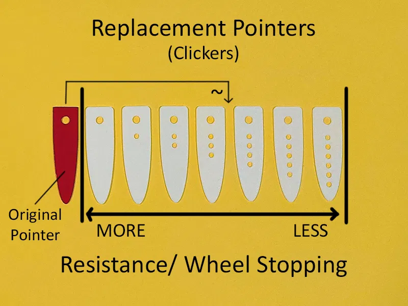 WinSpin Prize Wheel - Con Trỏ/Cò Quay Thay Thế - Kháng Lực Đa Dạng - Image 2