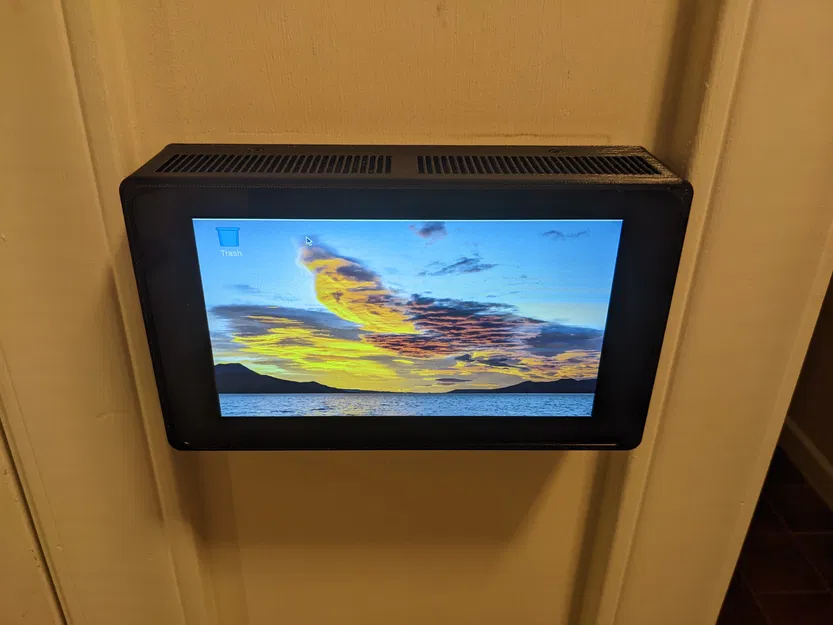 Giá Treo Tường Màn Hình Cảm Ứng Raspberry Pi 7 inch - Image 1