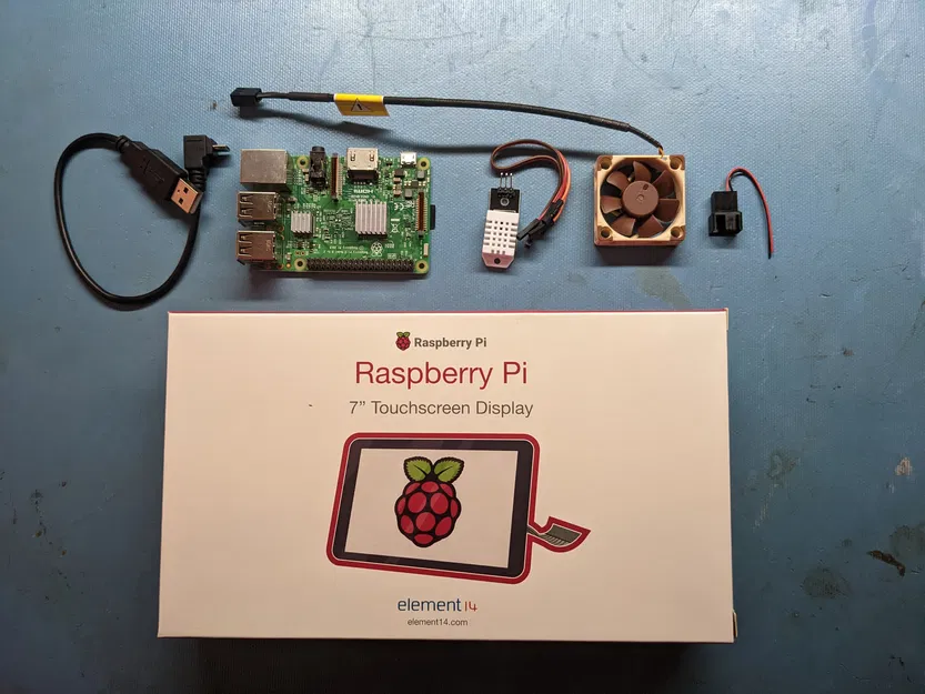 Giá Treo Tường Màn Hình Cảm Ứng Raspberry Pi 7 inch - Image 5
