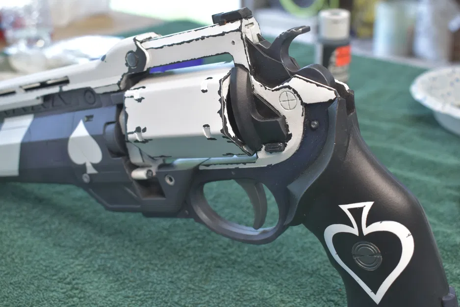 Mô Hình Súng Lục Ace of Spades Handcannon Replica - Image 4