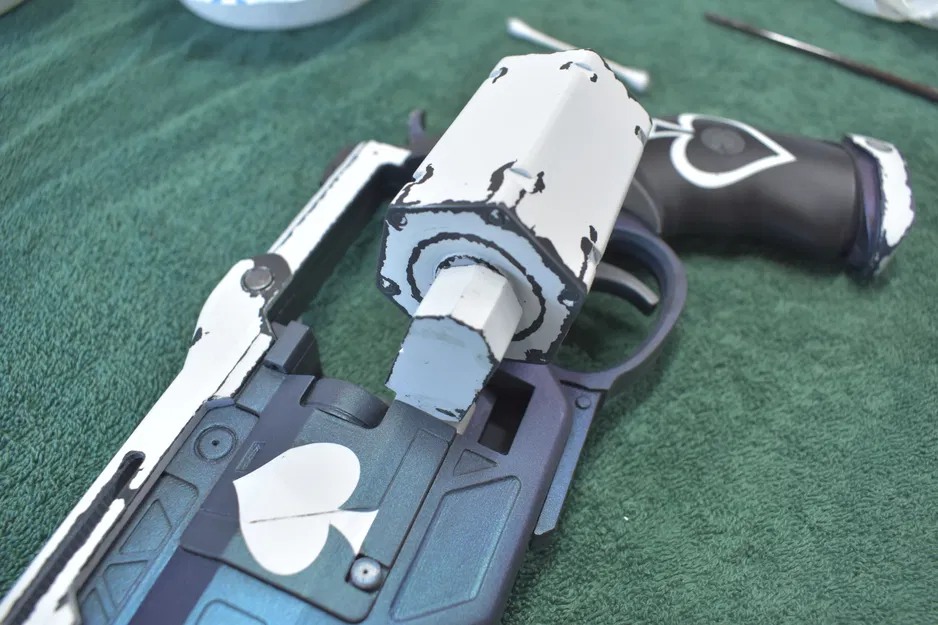 Mô Hình Súng Lục Ace of Spades Handcannon Replica - Image 5